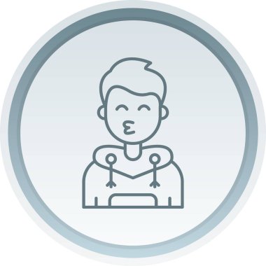 Kadın simgesinin vektör illüstrasyonu