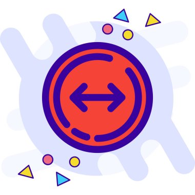 ok yönü simgesi doldurulmuş - taslak biçimi