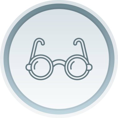 gözlük simgesi vektör illüstrasyonu