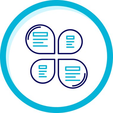 Modern b 'nin vektör illüstrasyonu tıbbın ikonundan yoksun