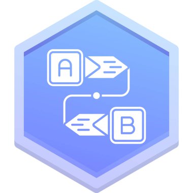 Modern bir simgenin vektör illüstrasyonu