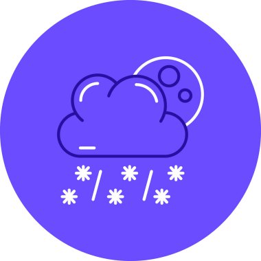 Hava durumu. Web simgesi basit illüstrasyon