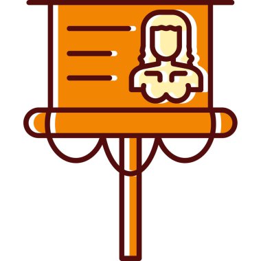 Çizgi film b 'nin vektör illüstrasyonunda yiyecek eksikliği