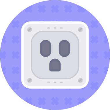 Bir çizgi filmin beyaz arkaplanının vektör çizimi