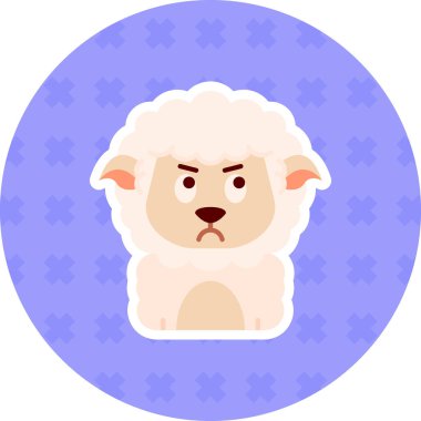 Hayvan köpek çifti simgesi - taslak biçiminde