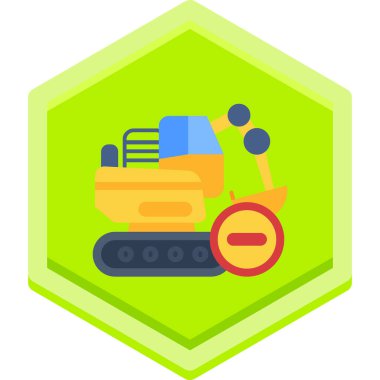 Bir kamyon simgesinin vektör çizimi