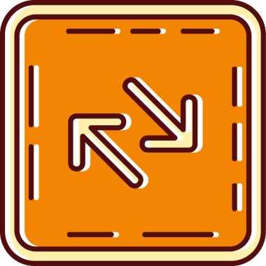 ok simgesi vektör illüstrasyonu