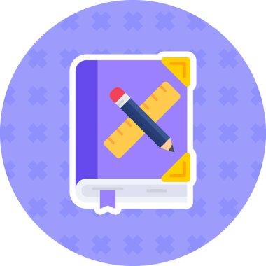 kalem simgesi vektör illüstrasyonu