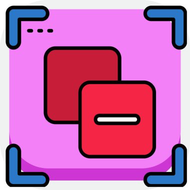 kutu simgesi vektör illüstrasyonu