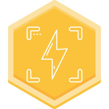 Modern bir simgenin vektör illüstrasyonu