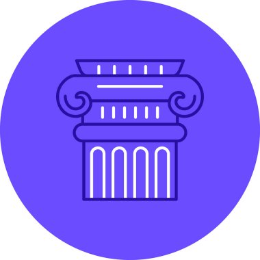 Sütun. Web simgesi basit illüstrasyon