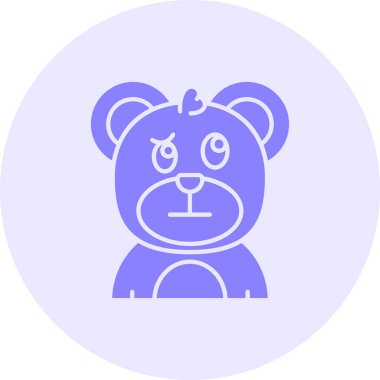 ayı ağ ikonu vektör illüstrasyonu