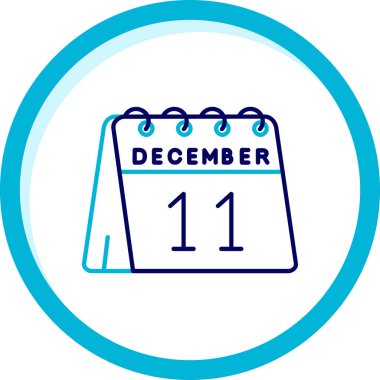 Tek bir günlük takvimdeki 10 Aralık tarihi