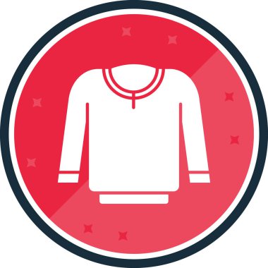 t-shirt simgesi soyut bir grupta izole edildi