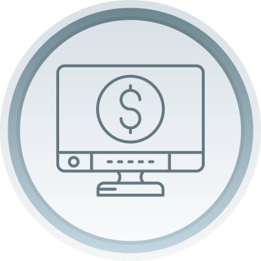 dizüstü bilgisayar düz ikon vektör çizimi