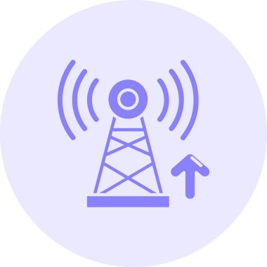 Radyo sinyalinin vektör çizimi