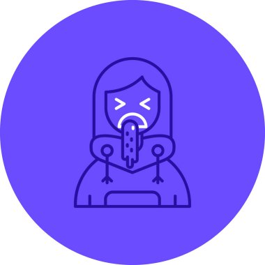 Bir Cadılar Bayramı simgesinin vektör illüstrasyonu