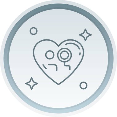 Bir kalbin vektör illüstrasyonu