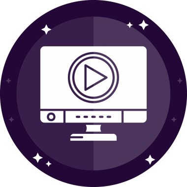 bilgisayar simgesi vektör illüstrasyonu