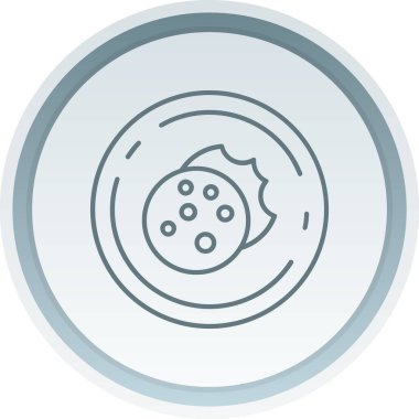 Eşsiz Gıda Vektörü Kabartma Simgesi