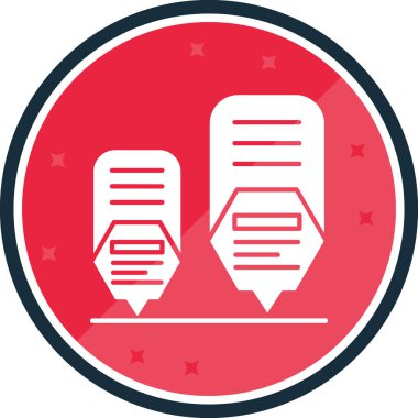 Amerika bayrağının haritalı bir simgesinin vektör çizimi