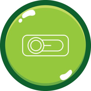 Benzersiz Batarya Vektörü Kabartma Simgesi