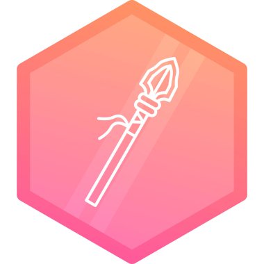 Bir kılıcın vektör illüstrasyonu