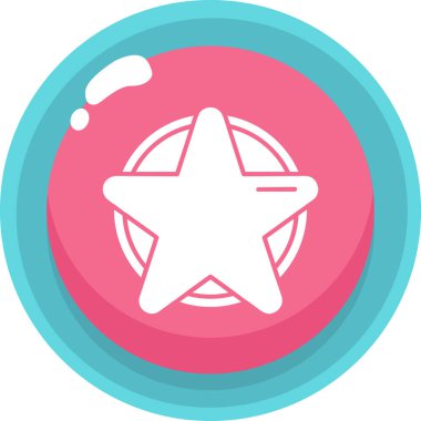 Yıldızın vektör illüstrasyonu