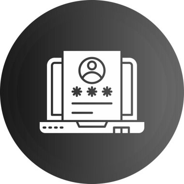 Modern simgenin vektör illüstrasyonu