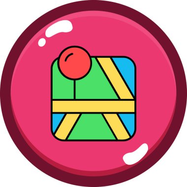 top oyunu simgesi dosya çizgisi biçiminde