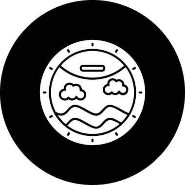 Güzel ve siyah arkaplanın vektör çizimi