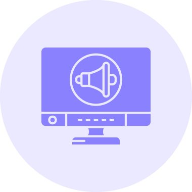 Vektör konuşmacı Simgesi, vektör illüstrasyonu