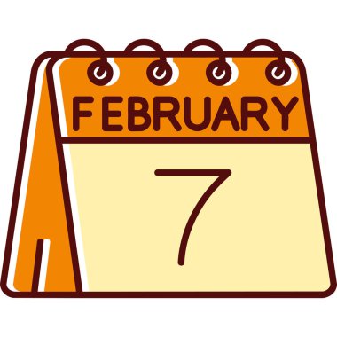 Şubat ayı tarihli takvim