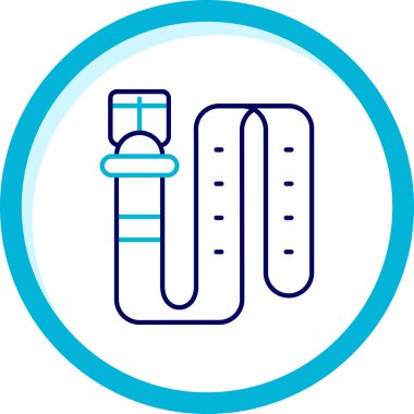 Bir ip simgesinin vektör illüstrasyonu