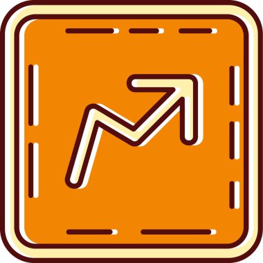 Moda biçimi izole edilmiş arkaplanda iş grafik simgesi