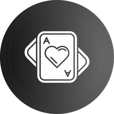 ok simgesi olan kalp, basit vektör illüstrasyonu