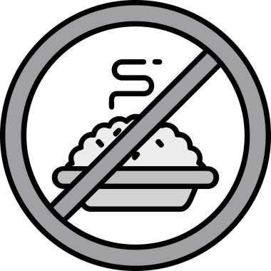 Yemek. Web simgesi basit tasarım