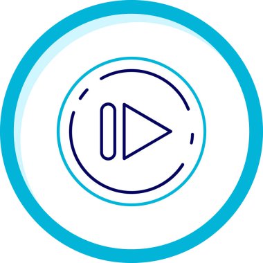 Oynat düğmesi. Basit tasarım