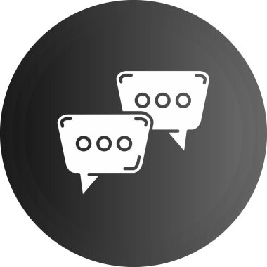 Kabarcık ikonu. Vektör çizimi. düz dizayn sembolü