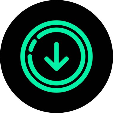 ok simgesi, vektör illüstrasyonu