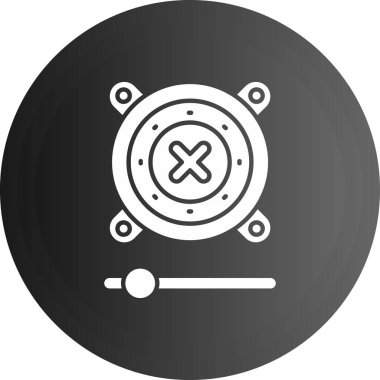 Modern b 'nin vektör illüstrasyonunda müziğin eksik simgesi