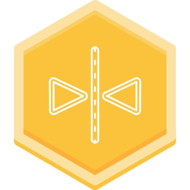 Ok. Web simgesi basit illüstrasyon