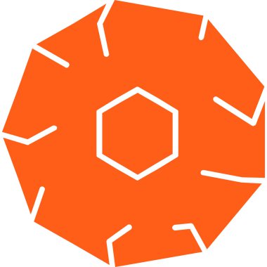 Dairesel testere arkaplanının vektör çizimi