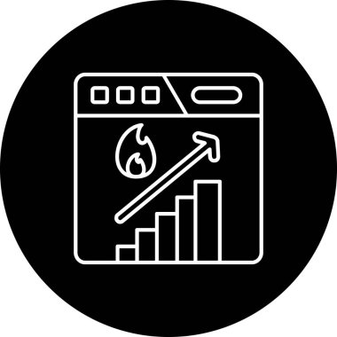 Modern simgenin vektör illüstrasyonu