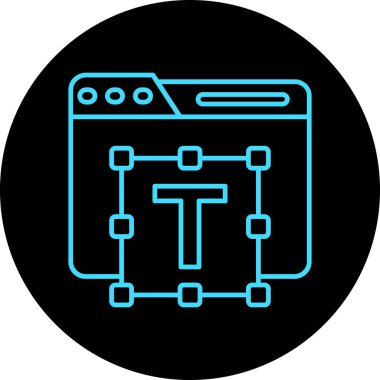 seo modern simgesinin vektör illüstrasyonu