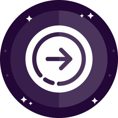 Modern simgenin vektör illüstrasyonu