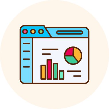 seo modern simgesinin vektör illüstrasyonu