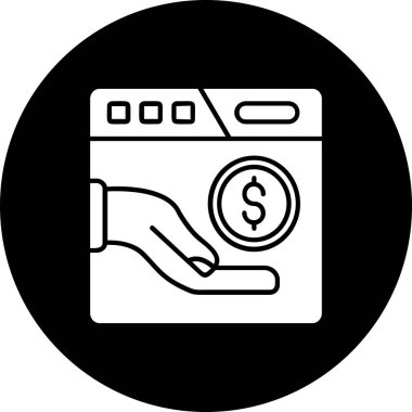 para makinesi simgesi, basit biçim