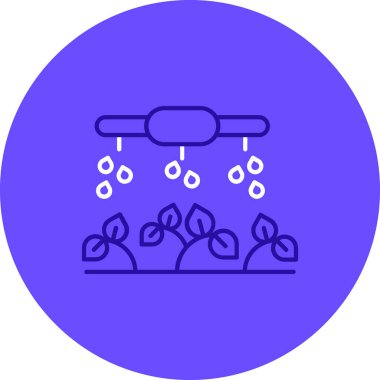 Eşsiz bahçe vektör çizgisi simgesi