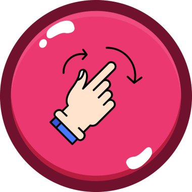 Parmak tutan bir el, işaret eden bir parmak.